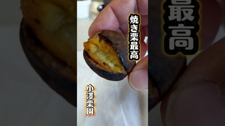 笠間市）焼き栗最高！ROCK'N'ROLL