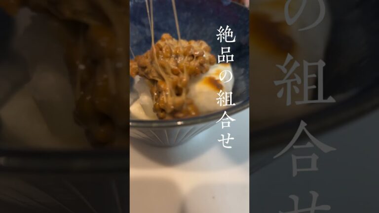 納豆おろし餅。