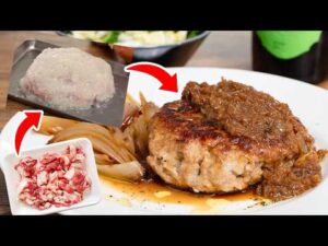 豚こまは固めて焼け！玉ねぎ効果でさらにお肉が柔らかくなる！豚こまホロホロステーキ！