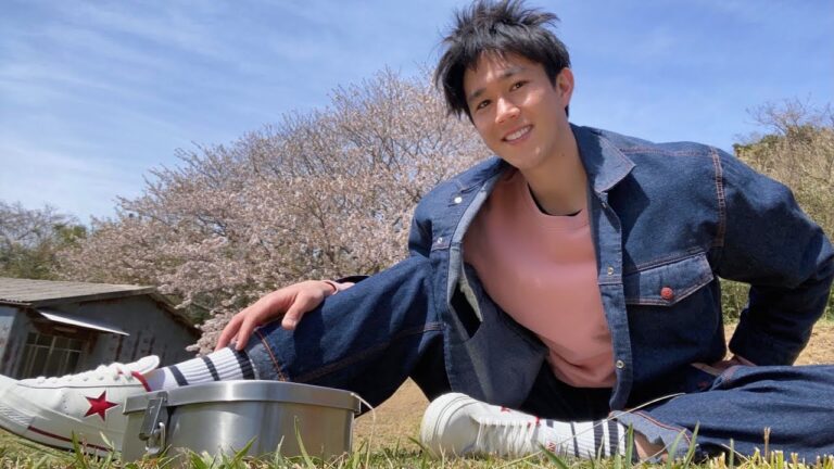 一人でお花見しました【タクロー弁当散歩#2】〜大根サラダ〜【移ジューバー】_移041：ﾀｸﾛｰ