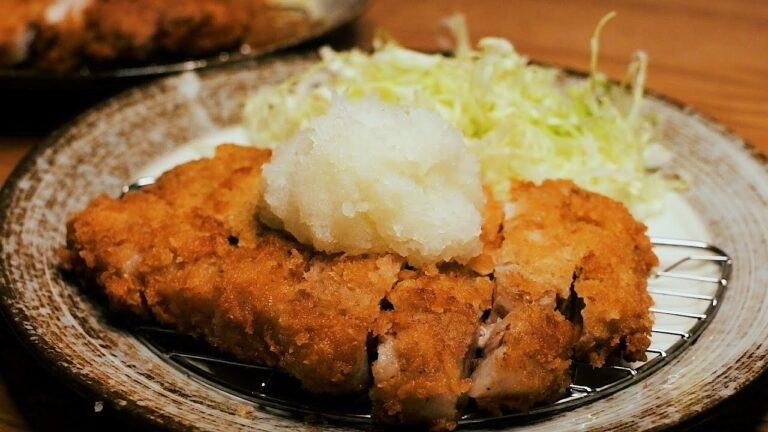 深夜に食べたい黒豚おろしトンカツの作り方#Shorts