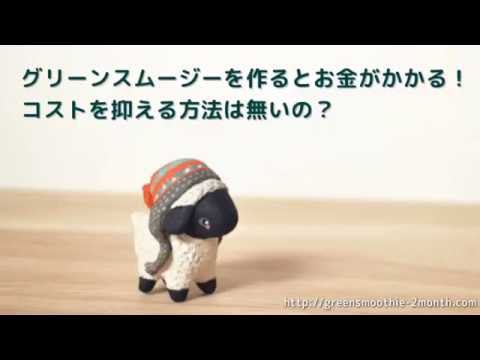 グリーンスムージーを作るとお金がかかる！コストを抑える方法は無いの？