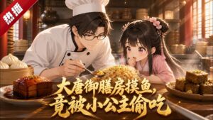 MULTI SUB《大唐禦膳房摸魚，竟被小公主偷吃》國宴大廚穿大唐覺醒神廚系統，一碗蛋炒飯引來晉陽公主小兕子，從此開始用紅燒肉、灌湯包、臭豆腐等現代美食開始帶娃之旅… #漫劇 #動漫 #無盡動漫社