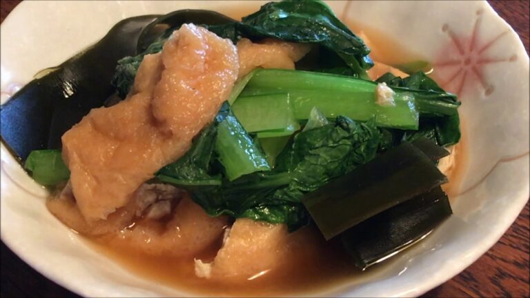 「小松菜煮びたし」作り方