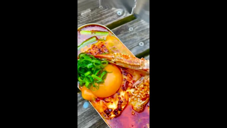 【 テスト動画 】キャンプ飯『海鮮スンドゥブチゲ』