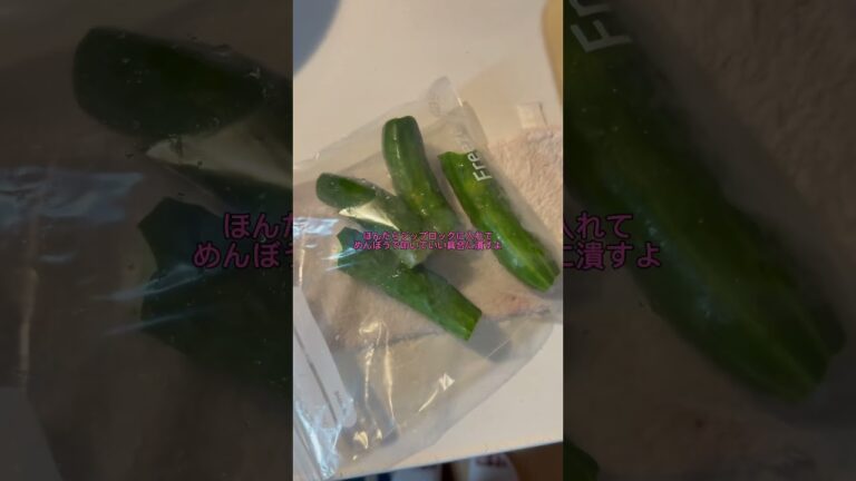 ［100%ハマる梅きゅう］#きゅうりレシピ#夏レシピ#簡単レシピ#料理#自炊#高校生#梅レシピ#はちみつ梅#きゅうり#梅きゅうり#副菜