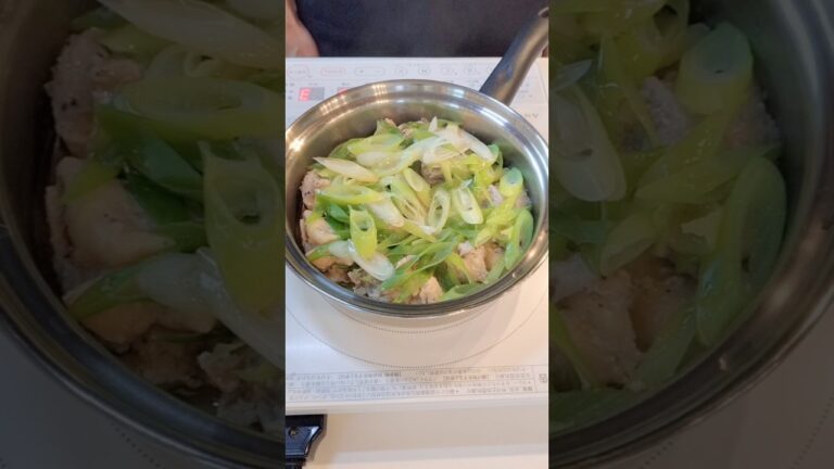 【入れるだけ簡単！鶏肉の塩麹ねぎ蒸し】#鶏肉レシピ #塩麹 #クイーンクック #無水鍋 #簡単レシピ