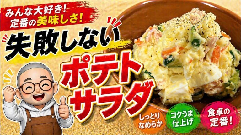家庭でここまで旨くなる？家族に褒められるポテトサラダ