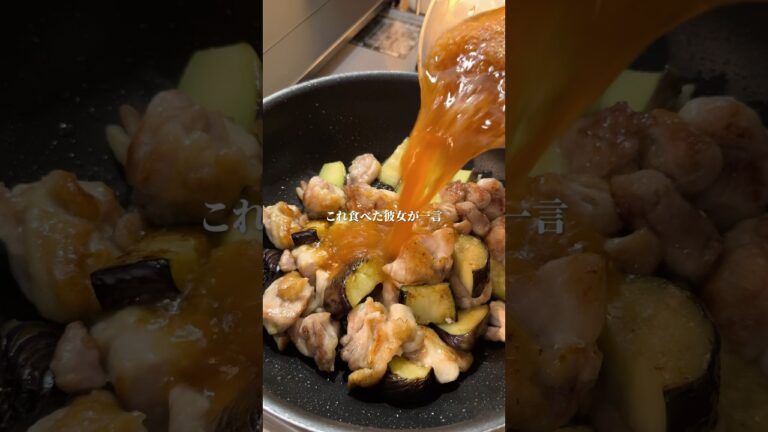 鶏肉とナスのみぞれ煮