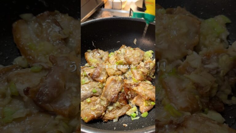 ねぎ塩豚丼
