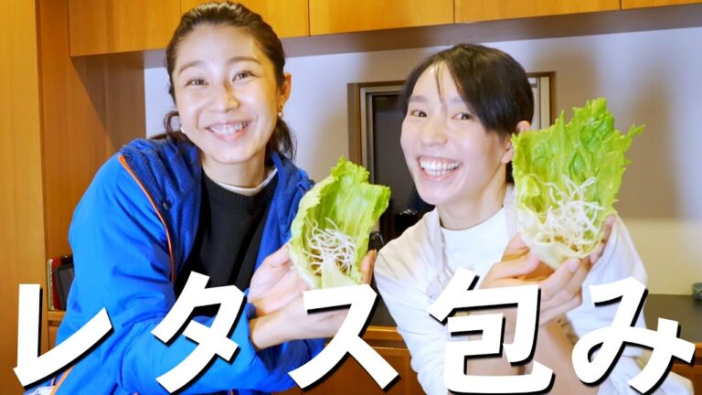 【料理】具材をレタスでまくだけ！簡単レタス包み作り