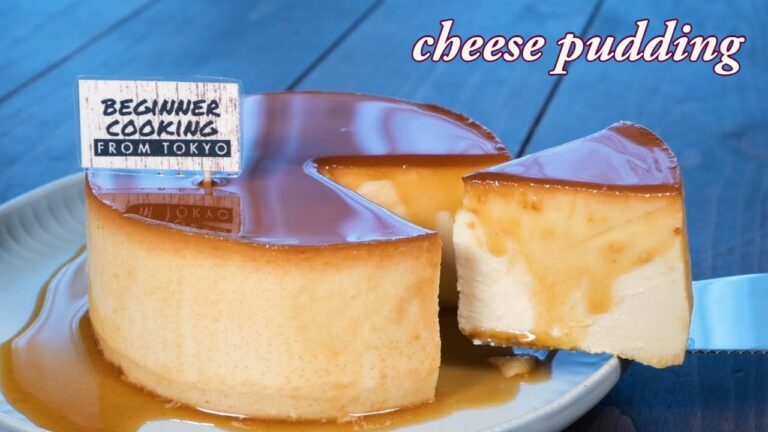 濃厚チーズプリン☆イタリアンプリンの作り方☆How to make cheese pudding （Italian pudding）