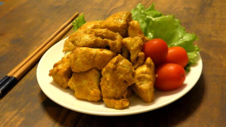 魚焼きグリルで作る。鶏むね肉の簡単『タンドリーチキン』