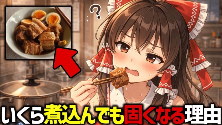 【豚の角煮】料理人が絶対に教えない！安い豚肉を高級店の角煮に変えるヤバい裏技【ゆっくり解説】