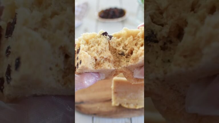 タッパーで作る！シナモンレーズン蒸しパン #時短レシピ #簡単レシピ