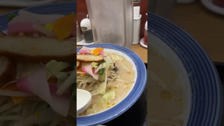 リンガーハットの麺少なめたっぷりちゃんぽん870円うまし