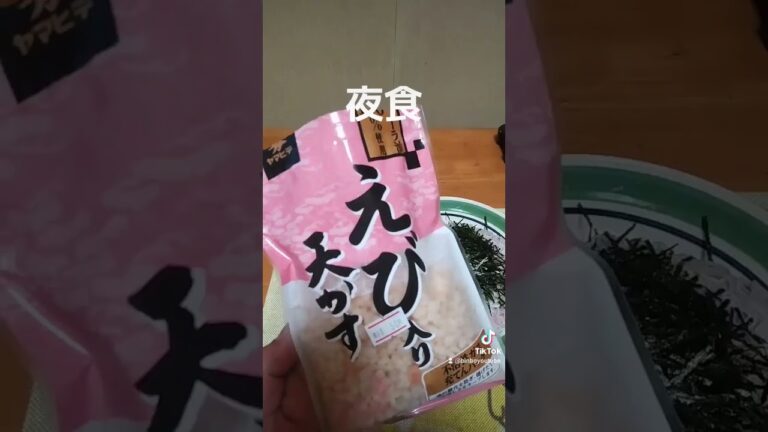 #素麺 #きざみのり #えび入り天かす #夜食