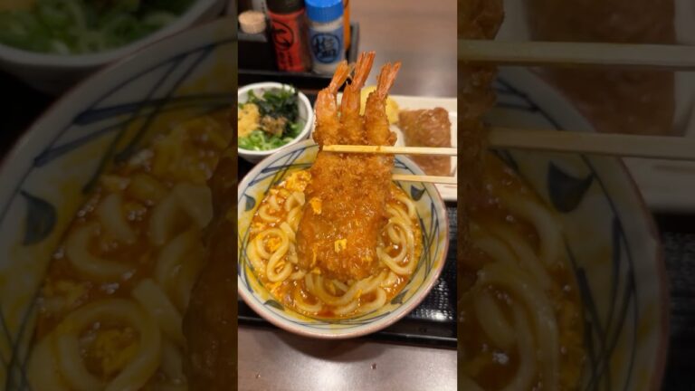 丸亀製麺の海老カツトマたまカレーうどん食べてみた正直な感想