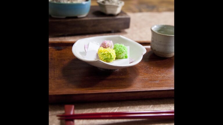 美人粉をまぶしてカラフルに！ そら豆はさみ揚げ ｜和食のレシピ集