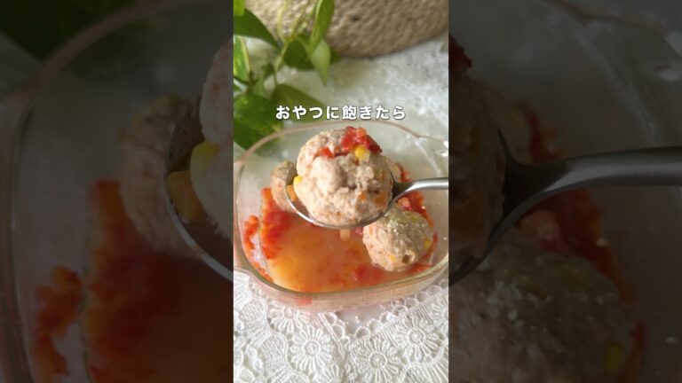 レンジで簡単！煮込みハンバーグ🐶【愛犬おやつ】