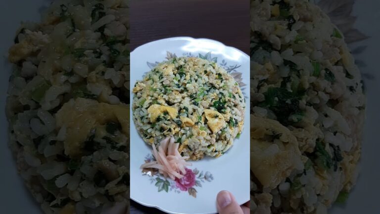 #Shorts【炒飯】たんぱく質とカルシウム摂取を意識して