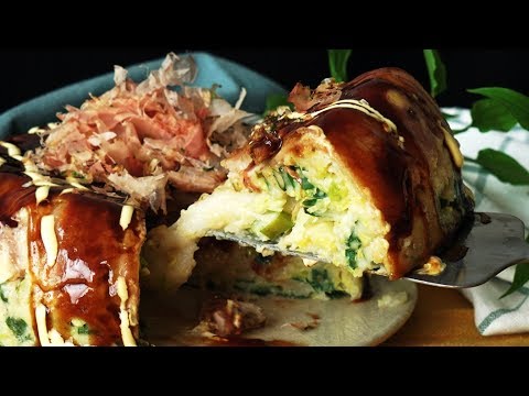 【お誕生日にもらったら微妙？】ふっくらお好み焼きケーキ