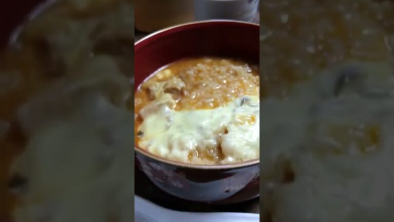 【夕食】今夜はキムチ雑炊