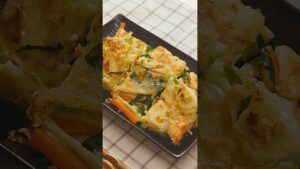 【キャベチヂミ】春キャベツで作るチヂミ！ #shorts