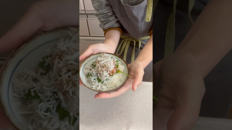 梅おろししらすご飯♪簡単✨この梅干しは塩分3%🌸
