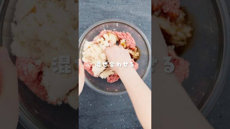 #15【週末10分仕込み】ごはんが進む！神ストック冷凍ハンバーグ