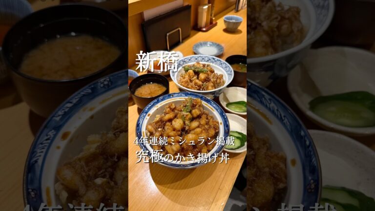 4年連続ミシュラン掲載🎖️天ぷら一筋28年の店主が手掛ける究極のかき揚げ丼🍤