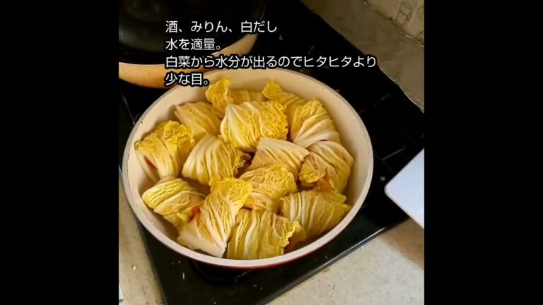 白菜の煮込みスープ♡生姜も使うので体も温まります♡#節約レシピ #簡単レシピ #簡単 #白菜スープ