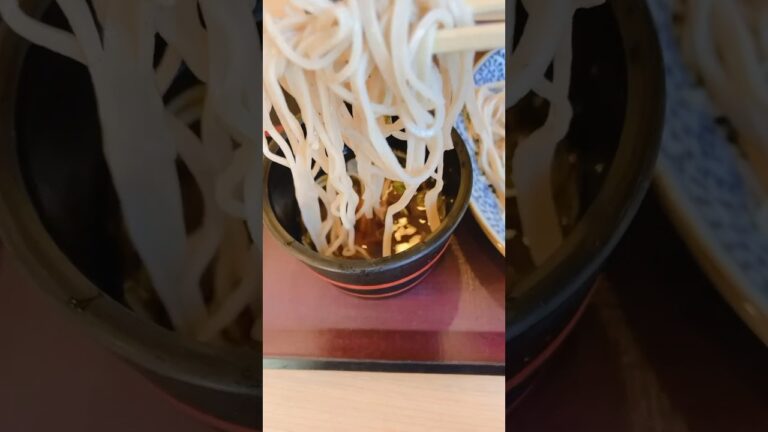 ちょいと小腹が空いたので十割ざるそばを食べてみた #shorts