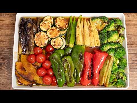 【40代以上は必見】お好みの野菜を焼いてめんつゆで漬けるだけ。焼き浸し〜ソットオーリオ。