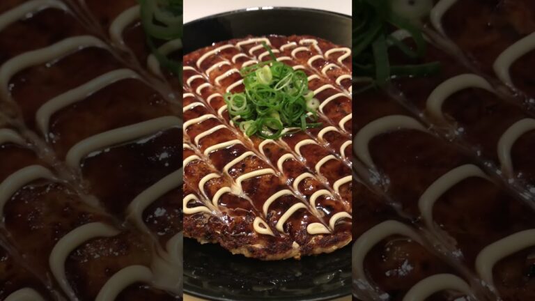 納豆お好み焼き