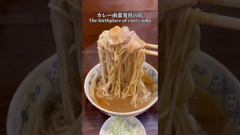 カレー南蛮(蕎麦)発祥のお店！【朝松庵】