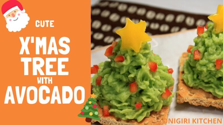 How to make Avocado Christmas Tree Salad  - Japanese Homemade Food Recipes-【アボカドツリー】