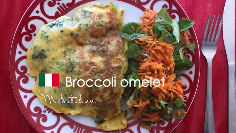 簡単に作れるブロッコリーオムレツ！Delicious broccoli recipe Easy and quick cooking