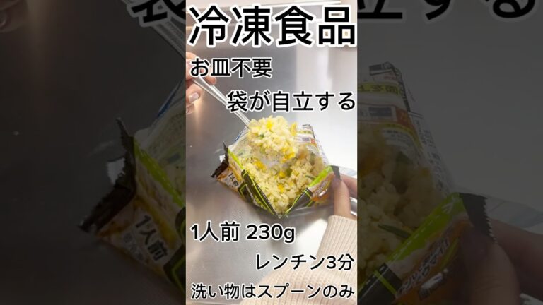 【深夜メシ】uimois ネギ塩豚カルビ炒飯【冷凍食品】