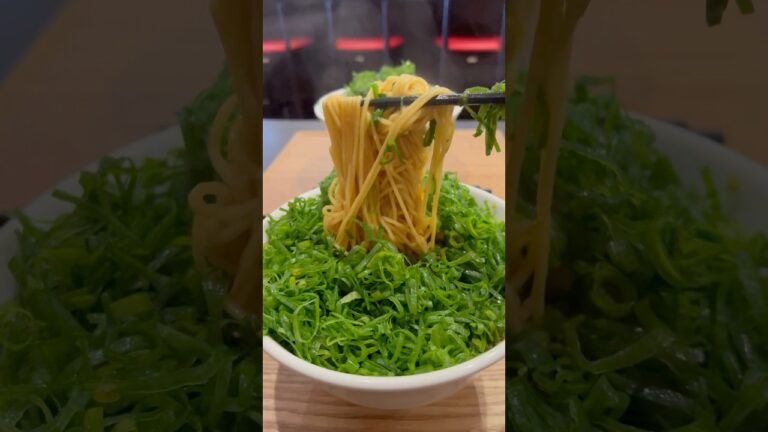 ネギ好き必見! 爆ネギ卵とじラーメン！ #japanesefood  #ramen