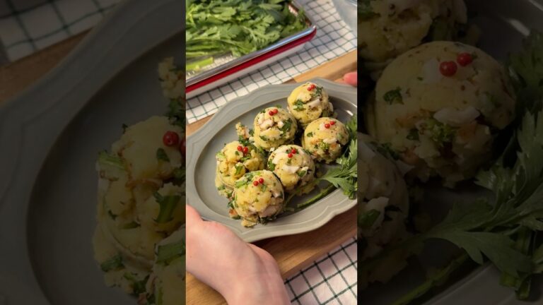 【生が美味い】大人の春菊ポテサラ🥔🌿‬