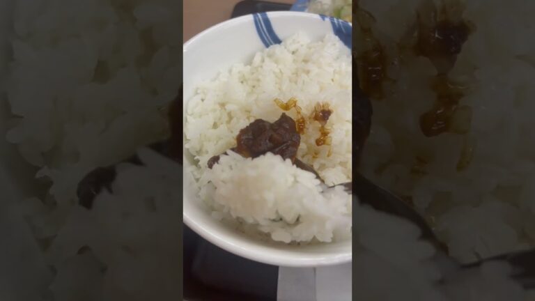 【松屋】ごろごろ煮込みチキンカレーの美味しい食べ方#Shorts