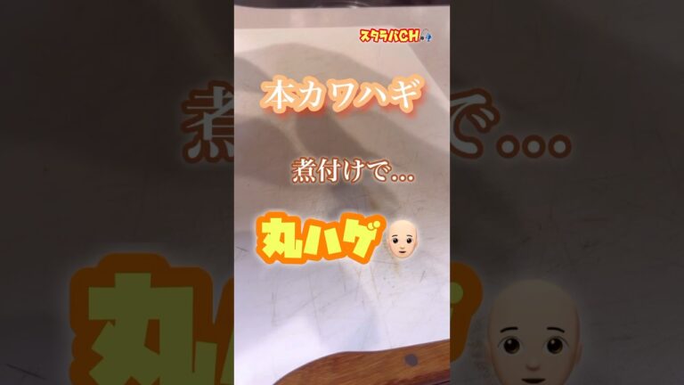 【良型】本カワハギ(丸ハゲ)を煮つけし、食べた人間の末路…拝み屋