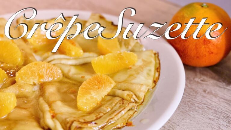 【Crêpe Suzette】クレープシュゼット🍊 / How to make Crepe Suzette/ french pastry recipe