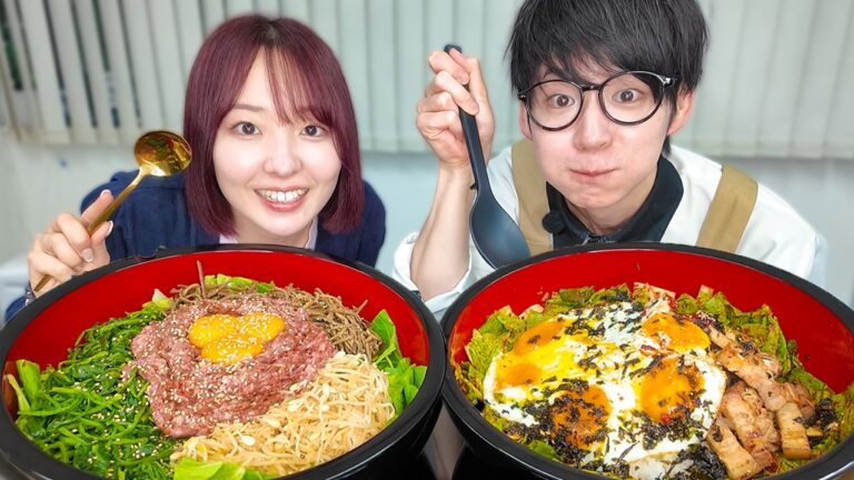 【欲望】SNSでバズってる巨大韓国丼作ってみた！