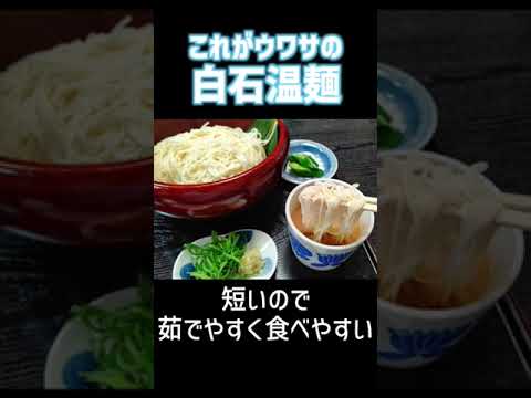 これがウワサの白石うーめん＃ Shorts