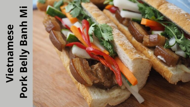 Vietnamese Pork Belly Banh Mi