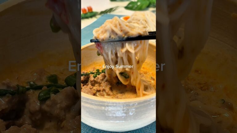 【嫁を沼らす】濃厚坦々そうめん