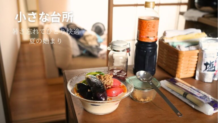 涼しく快適に過ごす夏の始まりの1日【小さな台所】