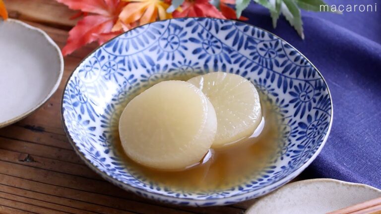【シンプルおでん風煮物】大根だけ！寒い季節にほっと温まる味わい♪